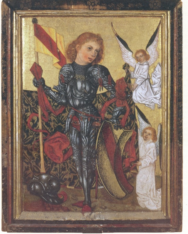 Diese Andachtstafel von 1480 befindet ... von Baden bereits mit Heiligenschein.  | Foto: Staatliche Kunsthalle Karlsruhe