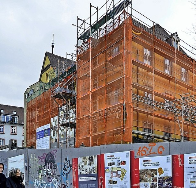 Das Augustinermuseum ist noch lnger Baustelle.  | Foto: Michael Bamberger