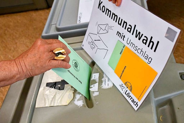 Unsere Liveticker informieren ber die Wahlergebnisse im Kreis Lrrach.  | Foto: Barbara Ruda