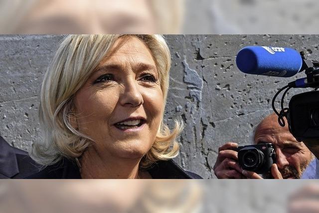Marine Le Pen liegt vorne