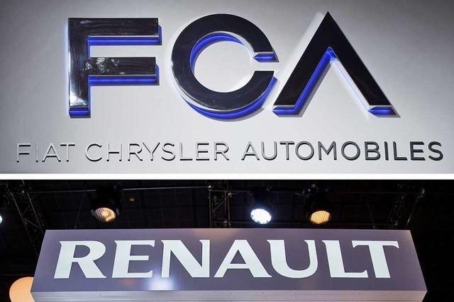 Plan fr den grten Autobauer der Welt: Fiat Chrysler schlgt Fusion mit Renault vor