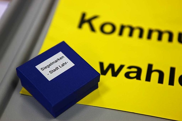 Siegelmarken fr die Wahlurnen  | Foto: Bastian Bernhardt