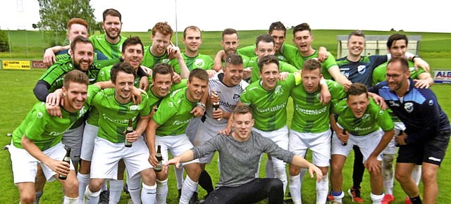 Verbandsliga, wir kommen! Die Landesli...Vereins. <BZ-Foto>georg wild</BZ-Foto> 