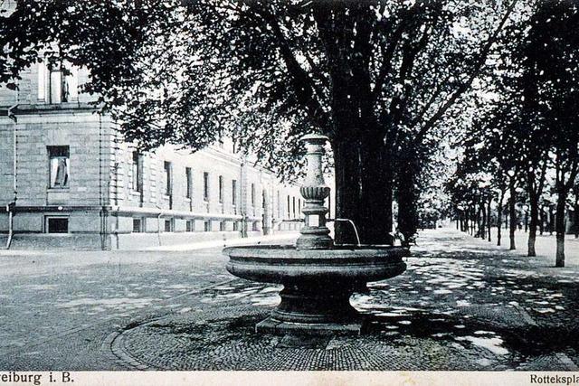 Der Rotteckring wandelte sich von Allee ber Hauptverkehrsader zum Boulevard