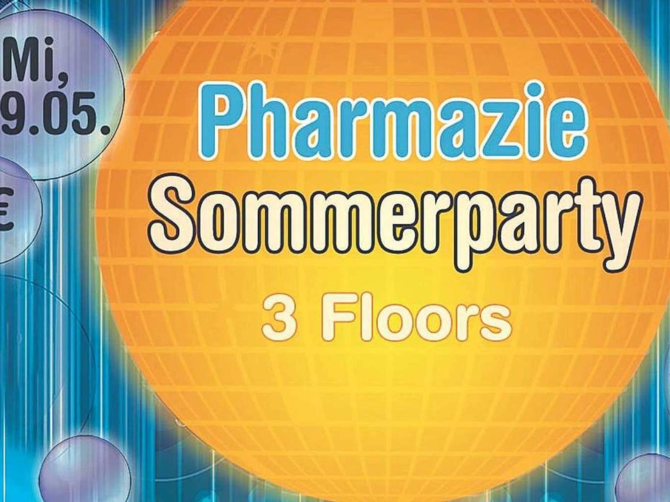 Auf drei Floors steigt die Pharmazie-S...acht vor Christi Himmelfahrt im T.I.K.  | Foto: Promo