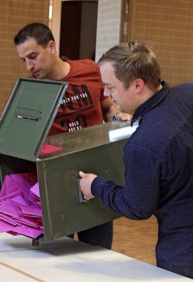 Die groe Wahlschlacht 2019 ist geschl...usgezhlt, die Ergebnisse diskutiert.   | Foto: Bernd Fackler
