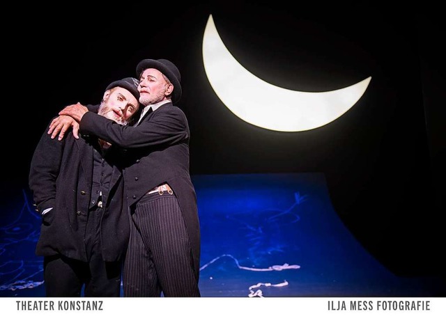 Peter Posniak (links) und Andreas Haas...auspiel &#8222;Warten auf Godot&#8220;  | Foto: Theater