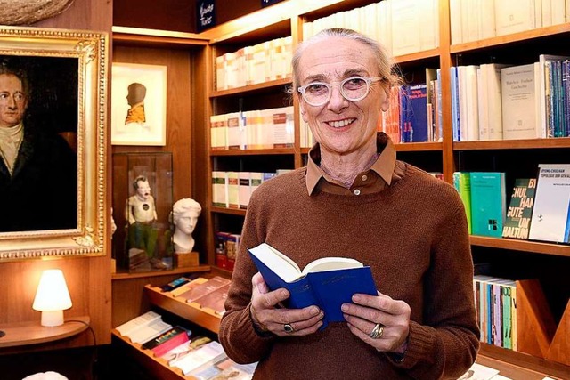 Susanne Bader schliet ihre Buchhandlung zum Wetzstein Zum Ende des Jahres.  | Foto: Thomas Kunz