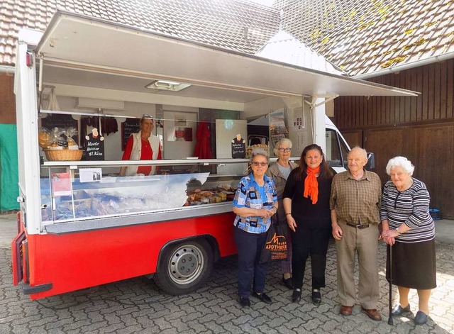 Der mobile  Metzger vor Ort ist eine M...hen das Leben angenehmer zu gestalten.  | Foto: Stephanie Senn