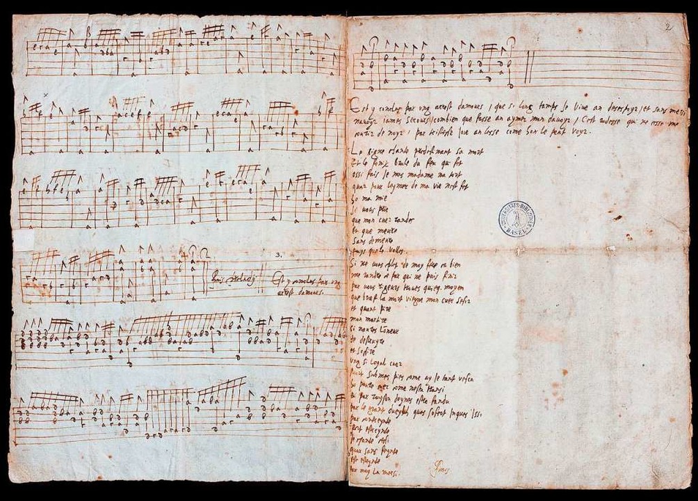 Der Sound Basels im 16. Jahrhundert Basel Badische Zeitung