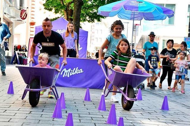 Rund 28.000 Besucher feierten in Lrrach beim Milka-Fest mit