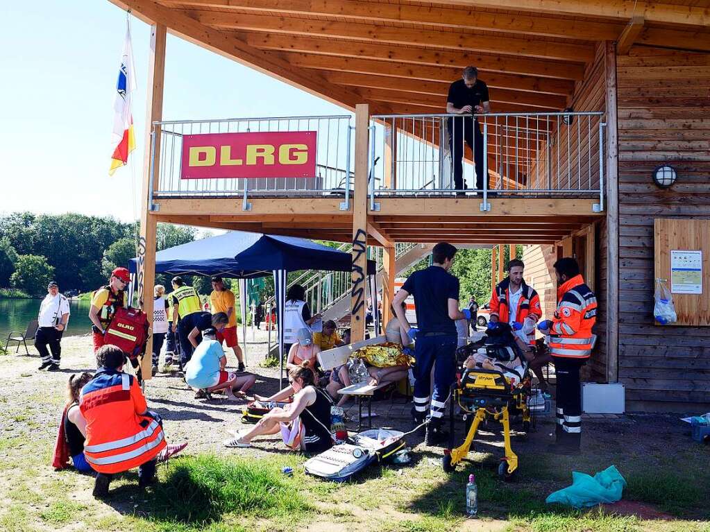 Feuerwehr und Rettungsdienste ben fr eine Katastrophe