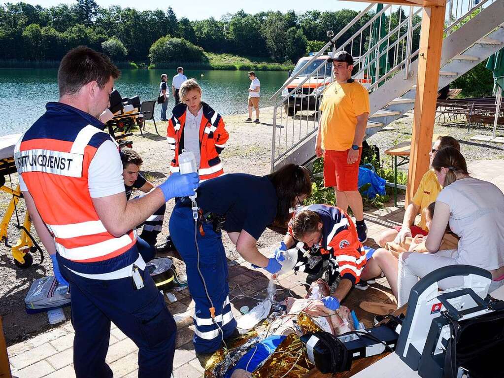 Feuerwehr und Rettungsdienste ben fr eine Katastrophe