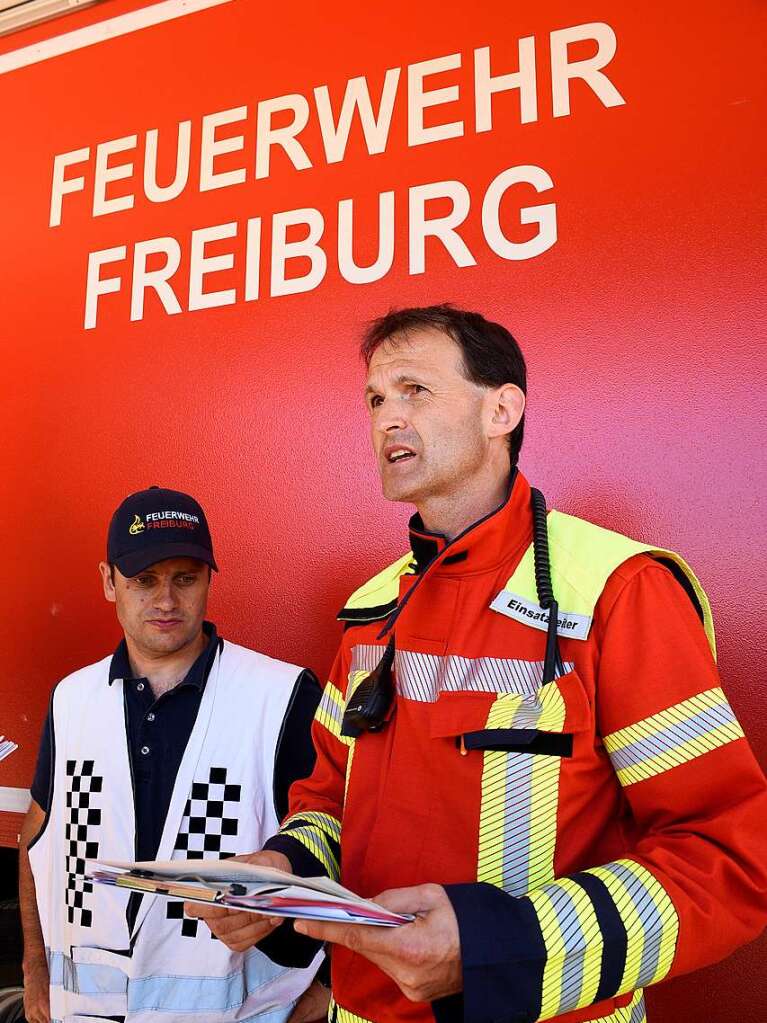 Feuerwehr und Rettungsdienste ben fr eine Katastrophe