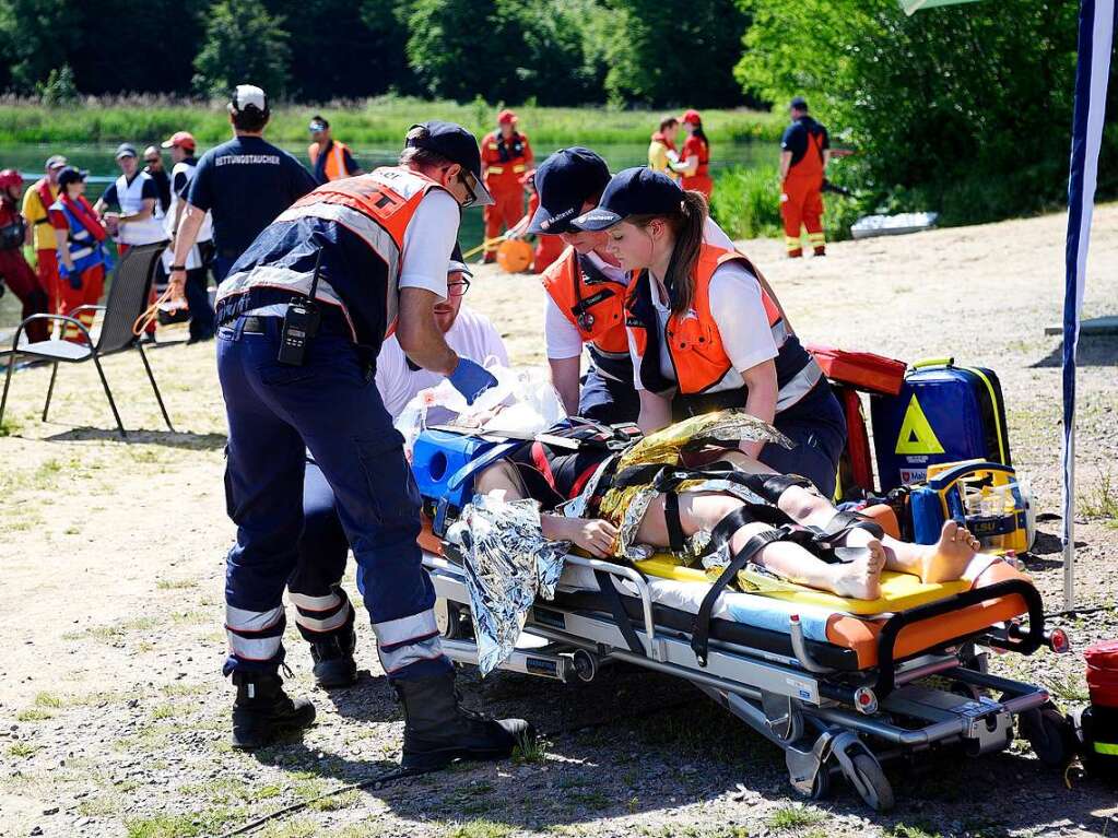 Feuerwehr und Rettungsdienste ben fr eine Katastrophe