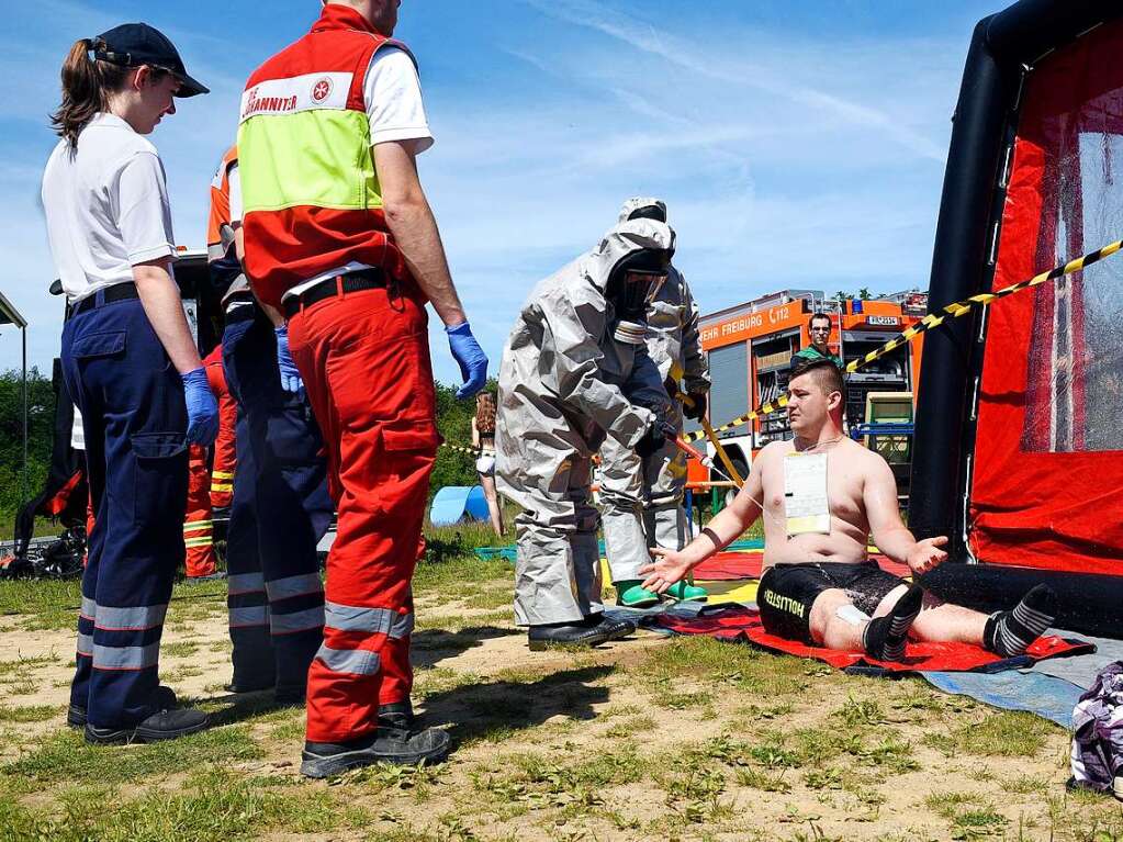 Feuerwehr und Rettungsdienste ben fr eine Katastrophe