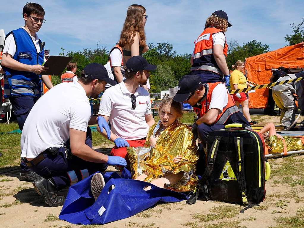 Feuerwehr und Rettungsdienste ben fr eine Katastrophe