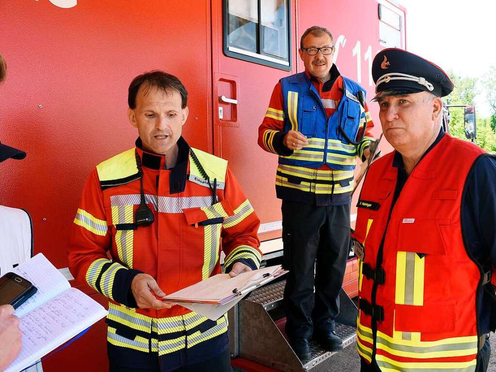 Feuerwehr und Rettungsdienste ben fr eine Katastrophe