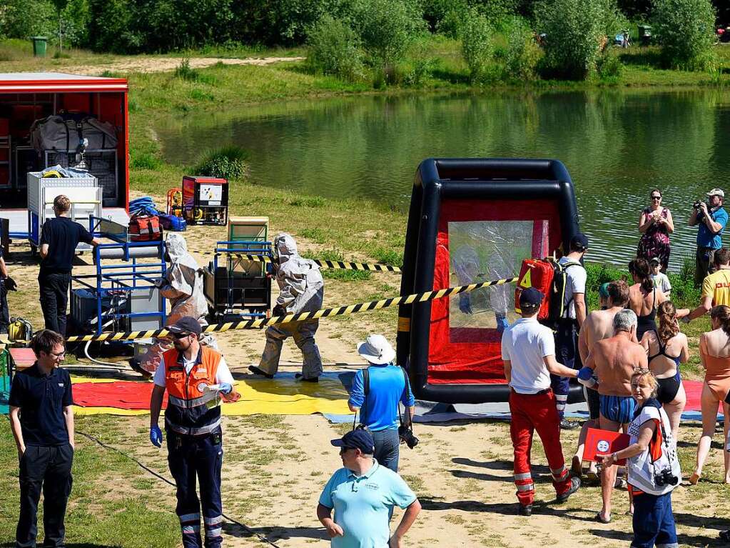 Feuerwehr und Rettungsdienste ben fr eine Katastrophe