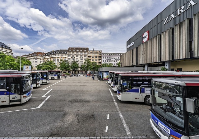 Der Straburger Busbahnhof wird umgesiedelt. <BZ-Foto>Teli</BZ-Foto> 