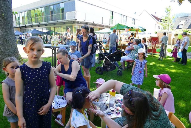 Den Kindern steht ein groer Garten zur Verfgung.  | Foto: Victoria Langelott