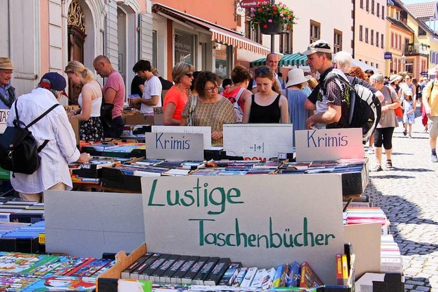 Fantasybcher, Krimis, Comics &#8211; ...wieder gro beim Endinger Bchermarkt.  | Foto: Ruth Seitz