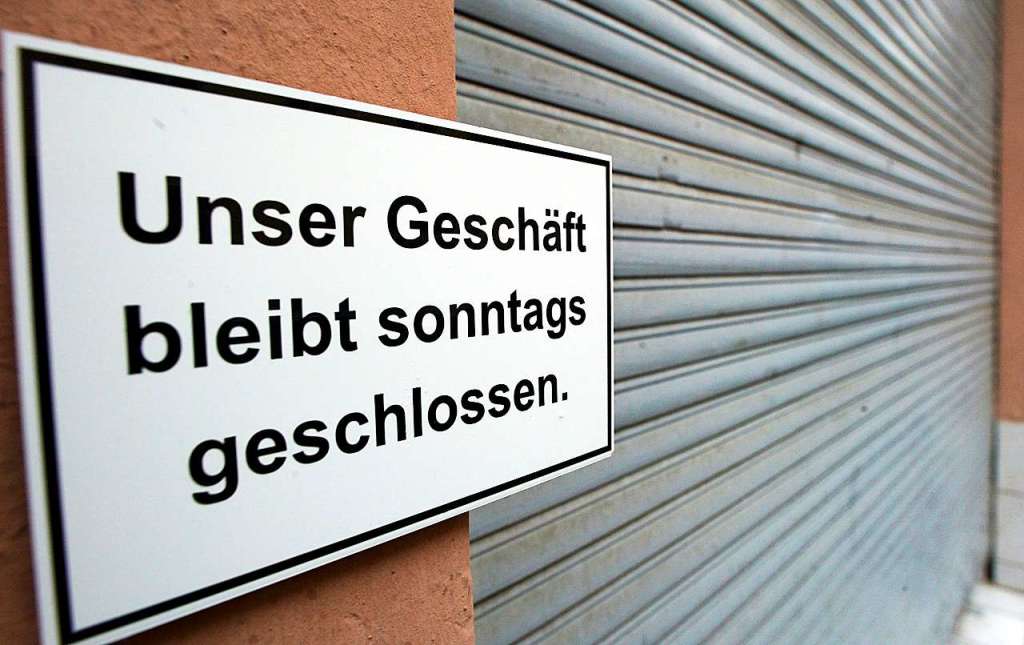 Warum hat alles am Sonntag geschlossen?