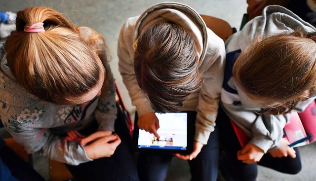 Viele Kinder nutzen das Internet.   | Foto: Martin Schutt (dpa)