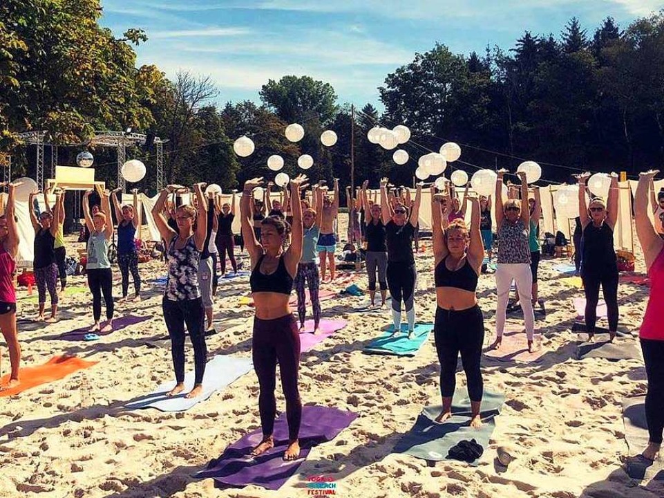 Das Yoga Beach Festival findet dieses Jahr zum ersten Mal in Freiburg statt  | Foto: Yoga Beach Festival