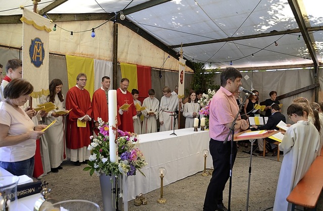 Festgottesdienst unter dem Motto &#8222;Der Himmel ist offen&#8220;  | Foto: Roland Vitt