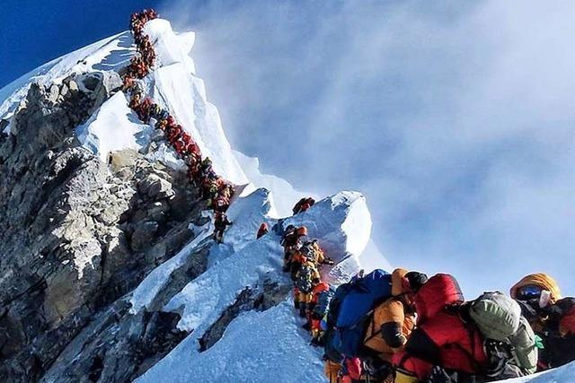 Stau am Everest zeigt, wie wir mit der Welt umgehen