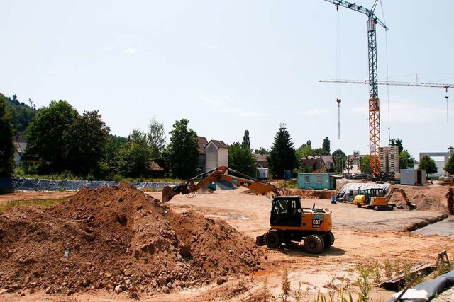 Zum Firmenjubilum der Baugesellschaft...abrik. Seitdem geht&#8217;s dort rund.  | Foto: Heidi Fel