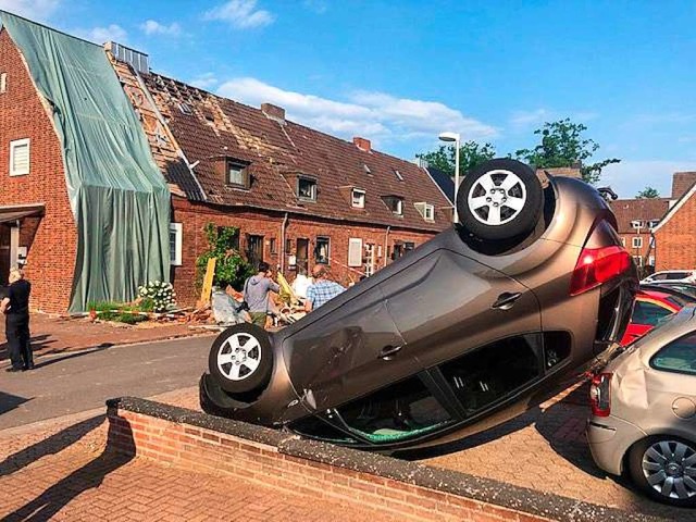 Unwetterschden in Bocholt   | Foto: Stadt Bocholt / dpa