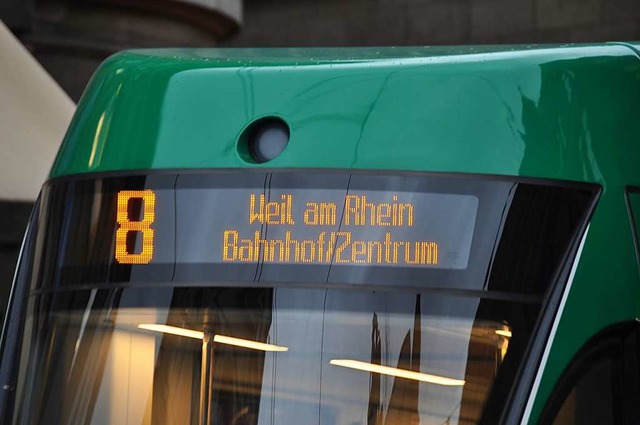 Auch die Tram 8 ist von der Sperrung des Bankvereins betroffen (Symbolbild)  | Foto: Daniel Gramespacher