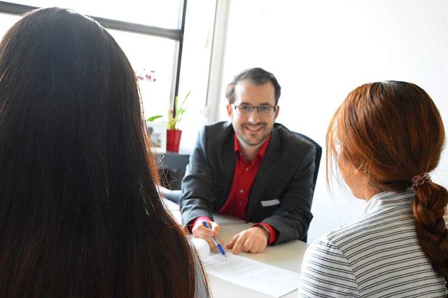 Maximilian Schmalz ist Koordinator des Welcome-Centers fr Geflchtete  | Foto: Barbara Ruda