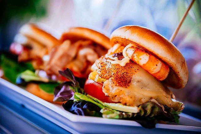 Bereits 2016 gab es ein Food-Truck-Fes...r in Ettenheim Burger verkauft werden.  | Foto: Thomas Niedermller