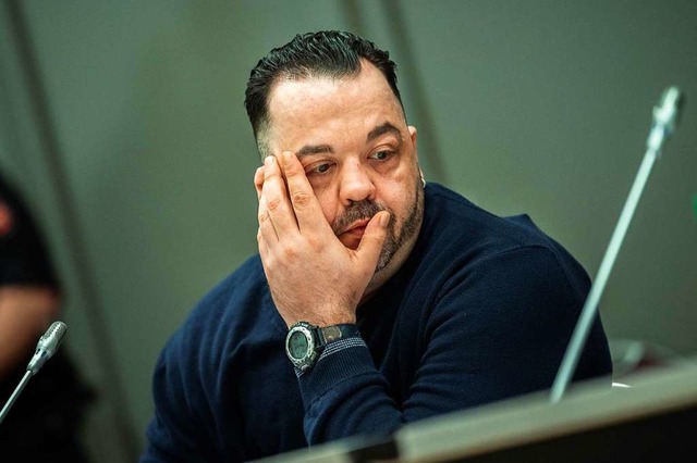 Niels Hgel im Gerichtssaal  | Foto: MOHSSEN ASSANIMOGHADDAM (AFP)