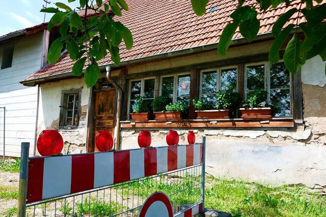 Harrt der Sanierung: das denkmalgeschtzte Zechenwihler Hotzenhaus von 1748  | Foto: Winfried Dietsche