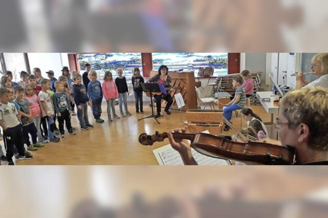 Musiktheater an der Grundschule Wagenstadt