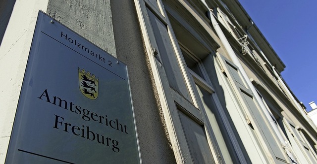 Das Amtsgericht in Freiburg musste sic...napp einem Jahr in Mllheim stattfand.  | Foto: Patrick Seeger