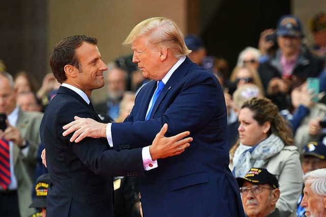 Macron und Trump &#8211; das Verhltnis der beiden Politiker gilt als khl.  | Foto: MANDEL NGAN (AFP)