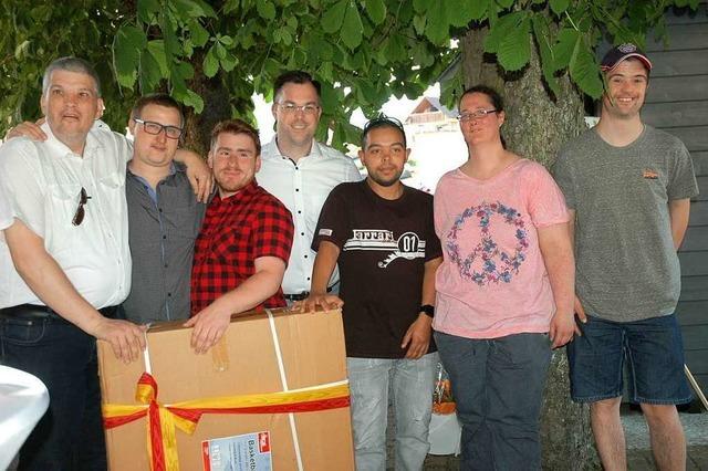 Gruppe der Caritas ist in Rhina lngst angekommen