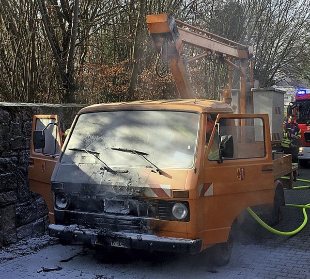 So sah das gute Stck nach dem Brand aus.   | Foto: Feuerwehr Friesenheim