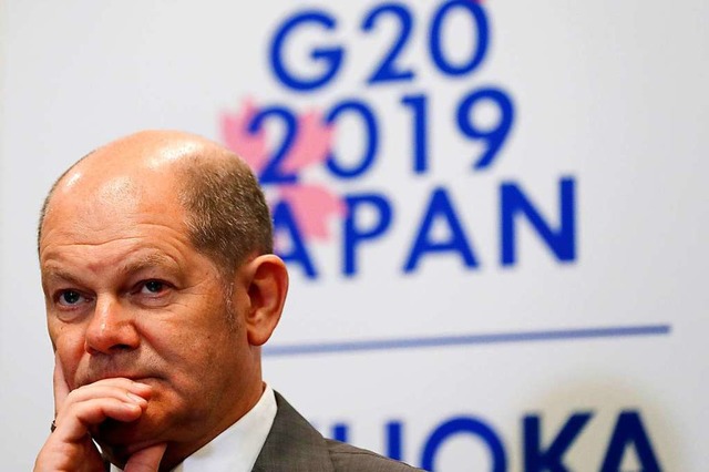 Bundesfinanzminister Olaf Scholz hat a...r Finanzminister erfolgreich agiert.    | Foto: Kim Kyung-Hoon