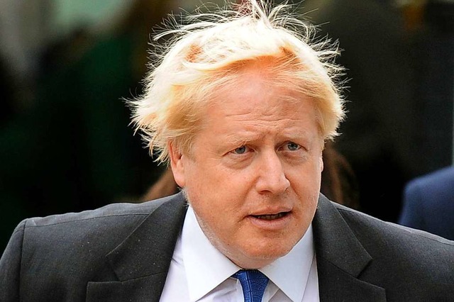 Polterer der besonderen Art, Ex-Auenm...des britischen Premiers: Boris Johnson  | Foto: Rui Vieira (dpa)