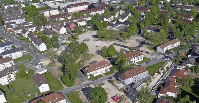 Es geht voran im neuen Stadtviertel Am...die ersten Stichstraen zu entdecken.   | Foto:  Mller, Roger