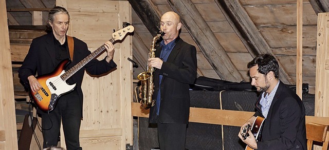 Das Kerschberger-Trio war in  Kappel zu Gast.   | Foto: Thomas Biniossek