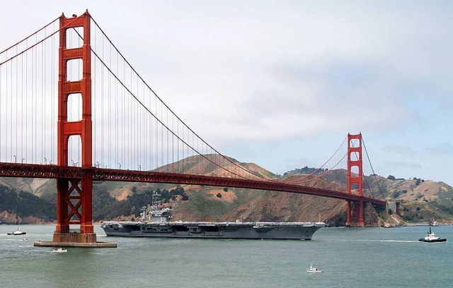 Die Golden Gate Bridge in San Francisco.  | Foto: George Nikitin