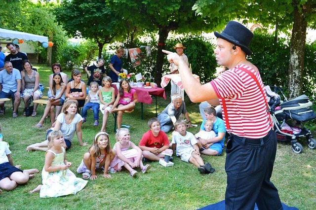 Clown Pat ist gern gesehener Gast beim Picknick der Caritas (Archivfoto)  | Foto: Paul Berger