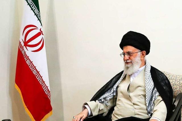 Irans oberster Fhrer lehnt Verhandlungen mit USA deutlich ab